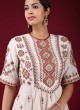 Cream Color Festive Wear Sharara Suit