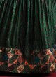 Designer Green Color Anarkali Suit In Raw Silk