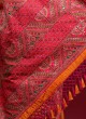 Wedding Wear Silk Saree In Orange Color