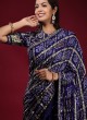 Wedding Wear Gajji Silk Bandhani Saree