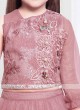 Girl's Choli Suit With Dupatta