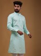 Wedding Wear Kurta In Lilen Fabric