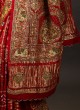 Red Color Gajji Silk Fabric Saree