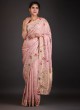 Light Pink Designer Banarasi Silk Saree