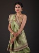 Pista Green Banarasi Silk Saree