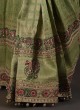 Pista Green Banarasi Silk Saree