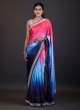 Satin Silk Multi Color Saree For Wedding