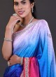 Wedding Wear Saree In Shaded Color