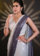 Chiffon Shaded Color Sequins Saree