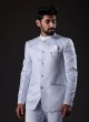 Jacquard Silk Fabric Jodhpuri Suit