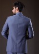Imported Fabric Light Blue Color Jodhpuri Suit