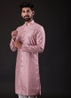 Festive Wear Indowestern In Pink Color