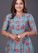 Floral Printed A-Line Kurti