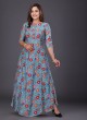 Floral Printed A-Line Kurti