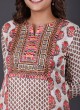 Gajji Silk Printed Long Kurti