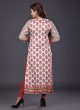 Gajji Silk Printed Long Kurti