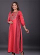 Festive Wear Gajji Silk Long Kurti