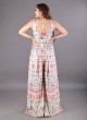 Georgette Multi Color Jumpsuit