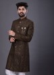 Mehndi Green Indowestern For Men