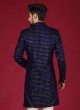 Velvet Sequins Work Indowestern For Mens