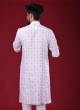 Printed Kurta In white Color