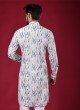 Printed Kurta In Light Mint Color