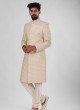 Wedding Wear Sherwani In Pista Color