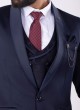 Festive Wear Navy Blue Color Suit