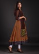 Chiffon Printed A-Line Kurti