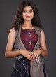 Koti Style Silk A-Line Kurti