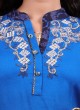 Rayon Kurti In Blue Color