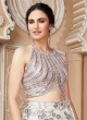 Beige Designer Sequins Embellished Lehenga With Embroidered Choli