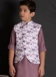 Cotton Printed Nehru Jacket Set