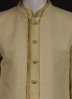 Jacket Style Silk Indowestern For Mens