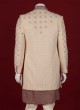 Jacket Style Lucknowi Work Sherwani