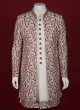 Jacket Style Multi Color Resham Work Sherwani