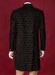 Sequins Work Black Color Sherwani