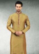 Golden Color Salwar Kameez In Golden Color