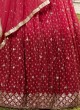 Designer Floor Length Pink Shaded Anarkali Suit