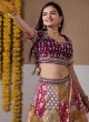 Wedding Wear Multi Color Lehenga Choli