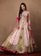 Stylish Resham Work Silk Lehenga Choli