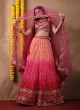 Shaded Color Silk Lehenga Choli For Wedding