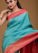 Zari Weaving Work Art Silk Saree