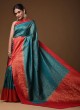 Mesmerizing Weaving Work Art Silk Saree