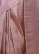 Traditional Wear Art Silk Saree In Cream Color