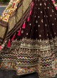 Sequins Work Lehenga Choli In Chiffon Fabric