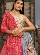 Sequins Work Lehenga Choli in Grey Color