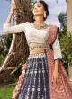 Resham Work Designer Chiffon Lehenga Choli