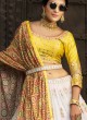 Ethnic Wear Designer Lehenga Choli In Yellow Color