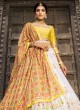 Ethnic Wear Designer Lehenga Choli In Yellow Color